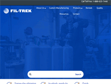Tablet Screenshot of fil-trek.com